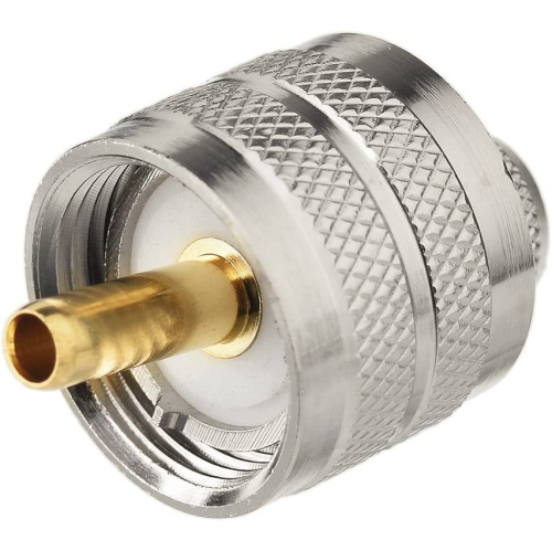 wlaniot PL-259 Connectors Crimp PL 259 UHF Male Plug RF Coaxial Connector for LMR400 9913 RG214 RG213 Coax Cable 5Pcs