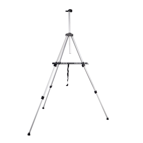 Portable Aluminum Tripod Art Easel, Adjustable Monopods for Poster Displaying Drawing and Painting