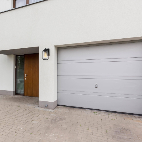 Modern Minimalist Black Outdoor Wall Light, 1-Light Outdoor Wall Lantern Sconce