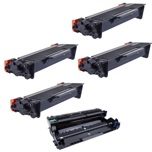 Max Saving -5PK (4xTN850+DR820) Compatible for Brother TN-850 DR-820 (Toner +Drum)