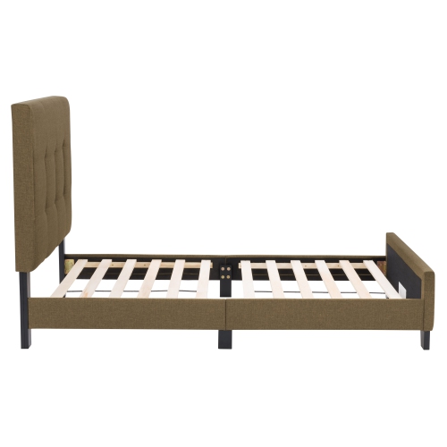 CorLiving Ellery Fabric Tufted Bed, Single