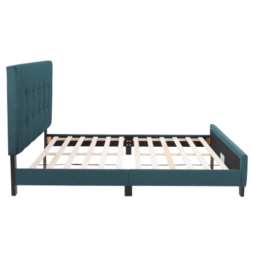 CorLiving Ellery Fabric Tufted Bed, Queen