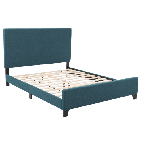 CorLiving Juniper Fabric Upholstered Bed, Queen