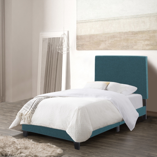 CorLiving Juniper Fabric Upholstered Bed, Single