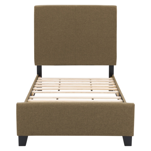 CorLiving Juniper Fabric Upholstered Bed, Single