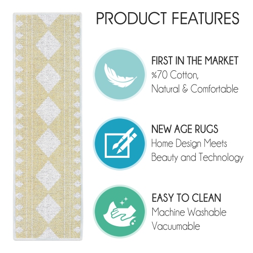 SussexHome Stair Treads - 70 % Cotton Carpet Strips for Indoor Stairs - Easy to Install with Double Adhesive Tape - Safe, 9" X 28" - 13-Pack - Beige