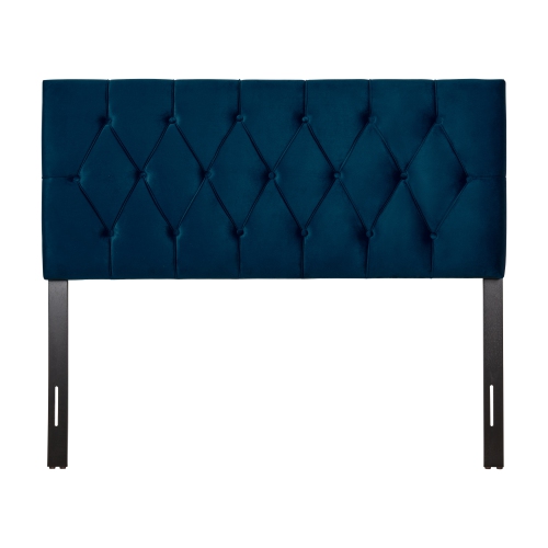 CORLIVING  Catalina Velvet Headboard, Full/double Love my new navy blue Catalina velvet headboard