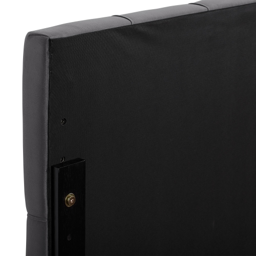 Tête de lit Catalina en velours de CorLiving, lit simple