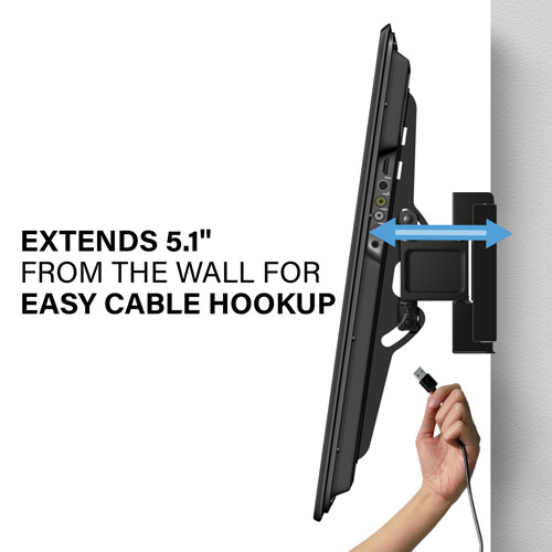 Support mural inclinable et extensible Accents de SANUS pour téléviseur de 32 à 85 po