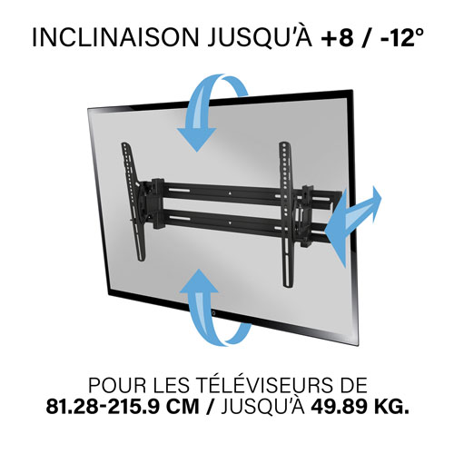 Support mural inclinable et extensible Accents de SANUS pour téléviseur de 32 à 85 po