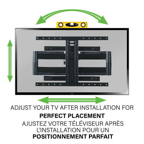 Support mural articulé Accents de SANUS pour téléviseur de 42 à 85 po