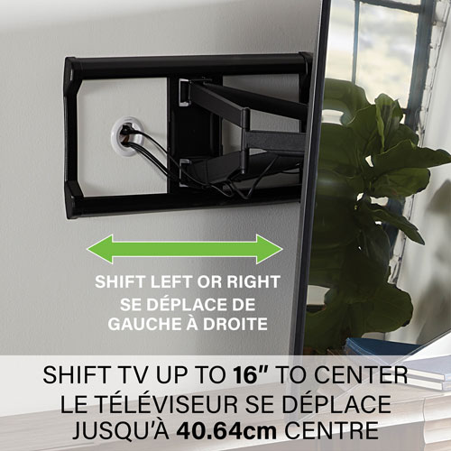 Support mural articulé Classic de SANUS pour téléviseur de 37 à 90 po