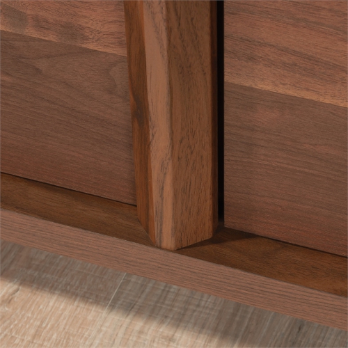 Sauder Willow Place Engineered Wood 6 Drawer Dresser in Grand Walnut