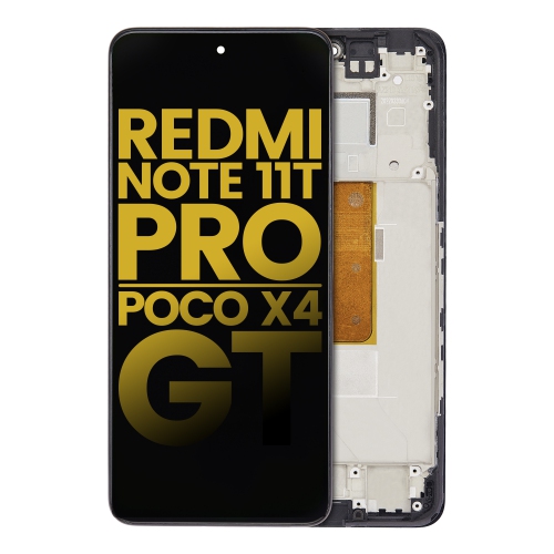 Replacement LCD Assembly With Frame Compatible With Xiaomi Redmi Note 11T Pro / Xiaomi Poco X4 GT (All Colors) by ESOURCE PARTS - Refurbished condition - Image 2