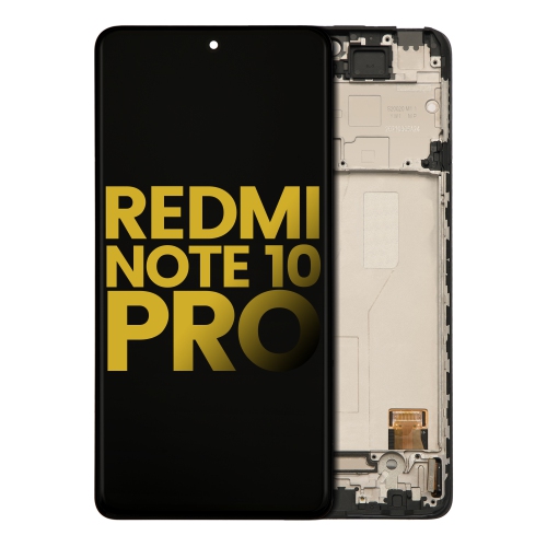 Replacement OLED Assembly With Frame Compatible With Xiaomi Redmi Note 10 Pro (All Colors) by ESOURCE PARTS - Refurbished condition - Image 2