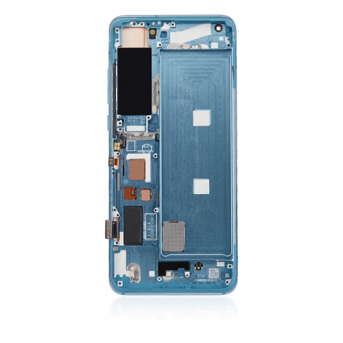 Replacement OLED Assembly With Frame Compatible With Xiaomi Mi 10 5G (Coral Green) by ESOURCE PARTS - Refurbished condition - Image 4