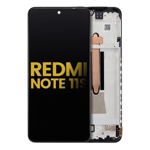Replacement OLED Assembly With Frame Compatible With Xiaomi Redmi Note 11S (All Colors) by ESOURCE PARTS - Refurbished condition - Image 2