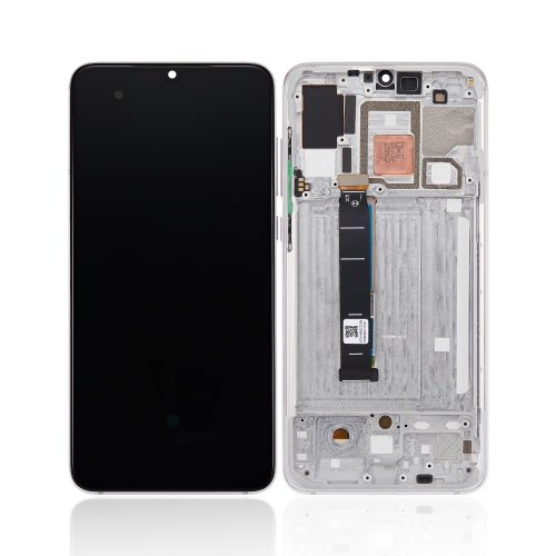 Image 1 de 5.. Assemblage DELO de remplacement avec cadre compatible avec Xiaomi MI 9 Pro (blanc rêve)