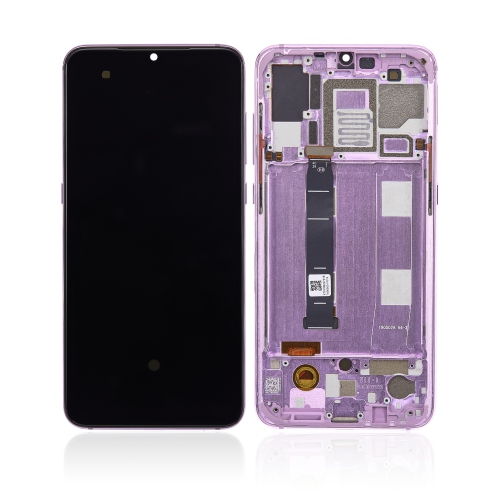 Image 1 de 5.. Assemblage DELO de remplacement avec cadre compatible avec Xiaomi MI 9 (lavande violette)