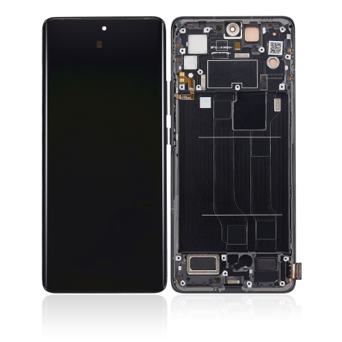 Replacement OLED Assembly With Frame Compatible With Xiaomi Civi / Civi 1S (Black) by ESOURCE PARTS - Refurbished condition - CA$123.47