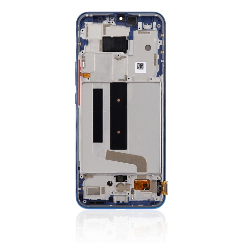 Replacement OLED Assembly With Frame Compatible With Xiaomi Mi 10 Lite 5G (Aurora Blue) by ESOURCE PARTS - Refurbished condition - Image 4