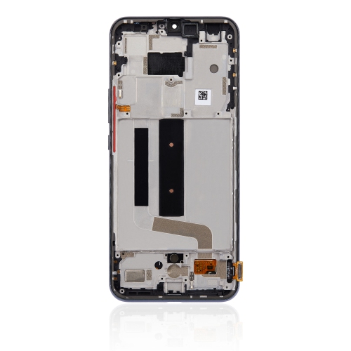 Replacement OLED Assembly With Frame Compatible With Xiaomi Mi 10 Lite 5G (Cosmic Gray) by ESOURCE PARTS - Refurbished condition - Image 4