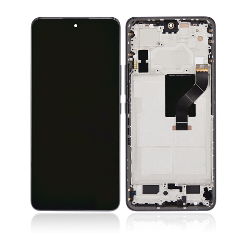Image 1 de 5.. Remis à neuf – écran DELO de remplacement avec cadre compatible avec Xiaomi 12 Lite (Noir)