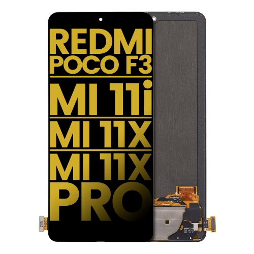 Refurbished - Replacement OLED Assembly Without Frame Compatible With Xiaomi Poco F3 / MI 11i / MI 11X / MI 11X Pro (All Colors)