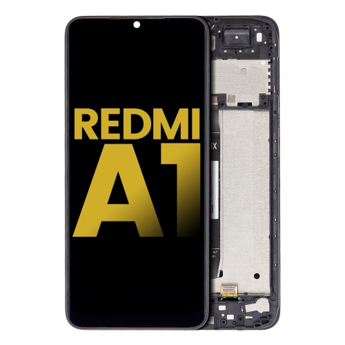 Replacement LCD Assembly With Frame Compatible With Xiaomi Redmi A1 (All Colors) by ESOURCE PARTS - Refurbished condition - Image 3