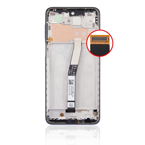Replacement LCD Assembly With Frame Compatible With Xiaomi Redmi Note 9S / Redmi Note 9 Pro 4G (Interstellar Gray) by ESOURCE PARTS - Refurbished condition - Image 4
