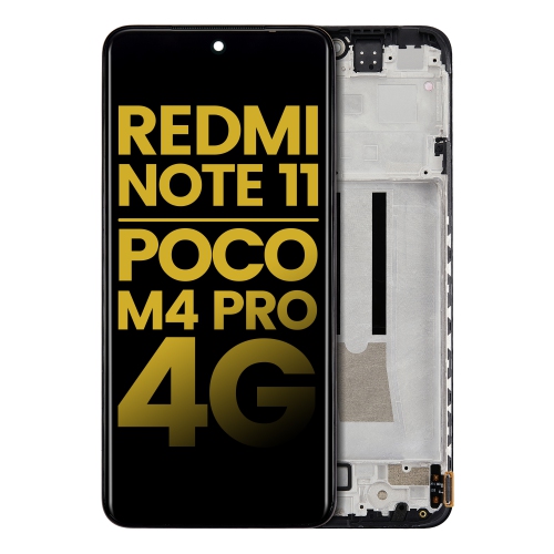 Replacement OLED Assembly With Frame Compatible With Xiaomi Redmi Note 11 / M4 Pro 4g (All Colors) by ESOURCE PARTS - Refurbished condition - Image 2
