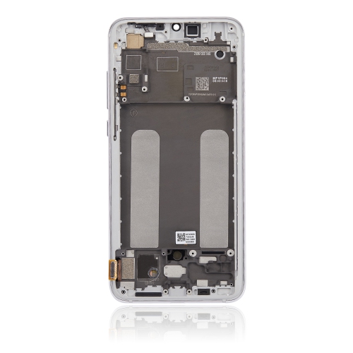 Replacement OLED Assembly With Frame Compatible With Xiaomi Mi 9 Lite / CC9 (Pearl White) by ESOURCE PARTS - Refurbished condition - Image 4