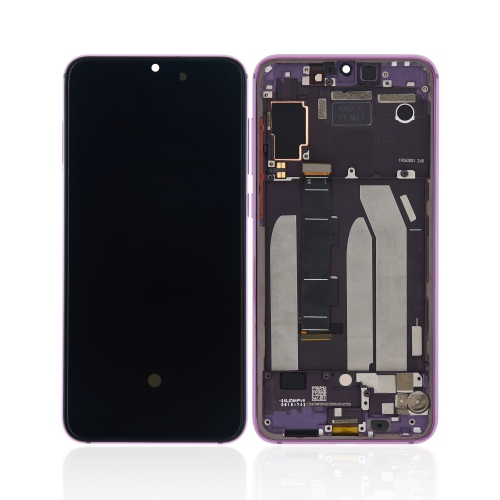 Replacement OLED Assembly With Frame Compatible With Xiaomi Mi 9 SE (Violet) by ESOURCE PARTS - Refurbished condition - CA$167.44