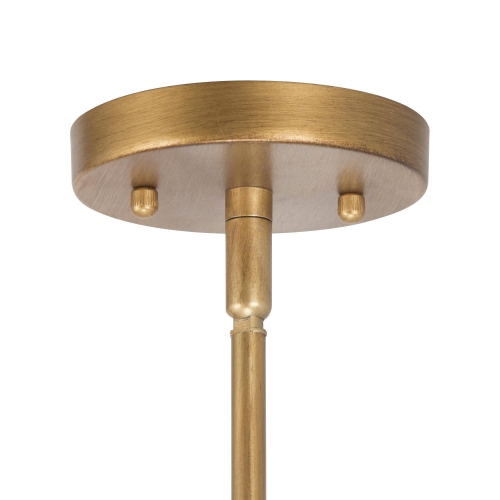 Geometric Brushed Deep Gold Chandelier, Modern 5-Light Island Farmhouse Chandelier Ceiling Light