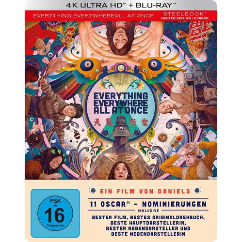 Everything Everywhere All At Once - Limited Edition Steelbook [4K Ultra HD] [Import]