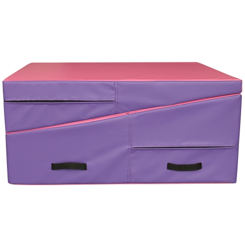 PRISP Tapis de Gymnastique Incliné - Matelas de Gym en Inclinaison pour Enfants - 180 x 76 x 36 cm