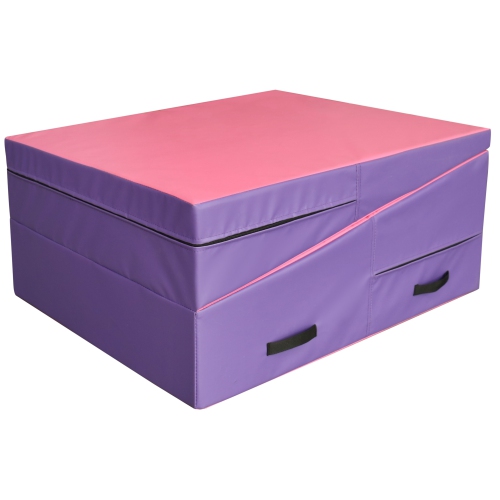 PRISP Tapis de Gymnastique Incliné - Matelas de Gym en Inclinaison pour Enfants - 180 x 76 x 36 cm