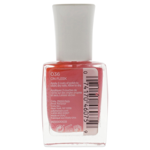 Mega Strength Nail Color - 036 On Fleek by Sally Hansen for Women - 0.4 oz Nail Polish