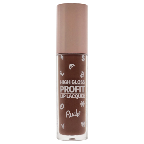 High Gloss Profit Lip Lacquer - Won by Rude Cosmetics for Women - 0.141 oz Lip Gloss