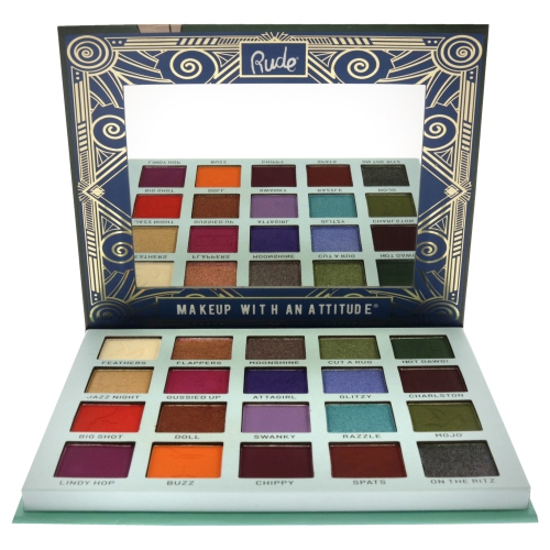 The Roaring 20s Eyeshadow Palette - Reckless by Rude Cosmetics for Women - 1.06 oz Eye Shadow