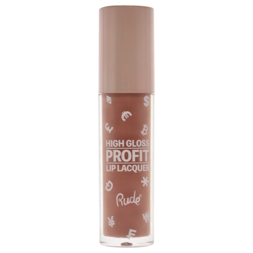 High Gloss Profit Lip Lacquer - Pound by Rude Cosmetics for Women - 0.141 oz Lip Gloss
