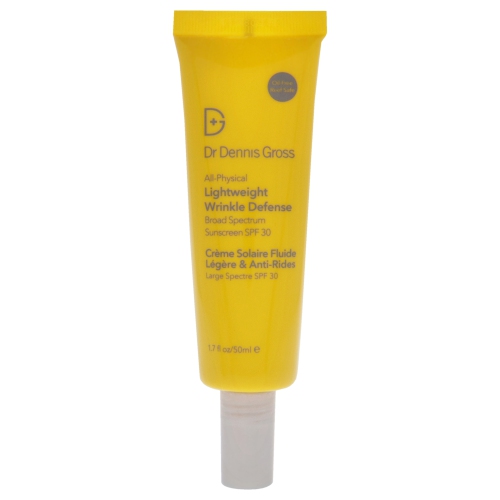 All Physical Lightweight Wrinkle Defense SPF 30 by Dr. Dennis Gross for Unisex - 1.7 oz Sunscreen