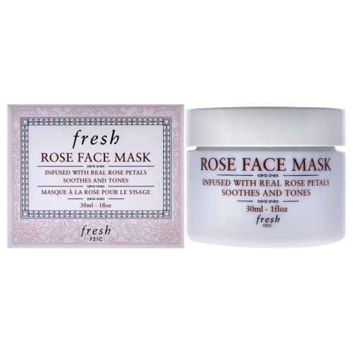 FRESH  Rose Face Mask By for Women - 1 OZ Mask It does hydrates my skin but this is not the best I have tried for this price