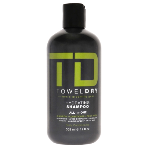 Shampooing hydratant par Towel Dry pour hommes - 12 oz Shampooing