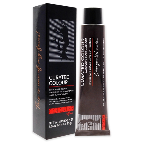 Curated Color - 6.0-6N Dark Natural Blonde par Colors By Gina pour Unisexe - 3 oz Hair Color