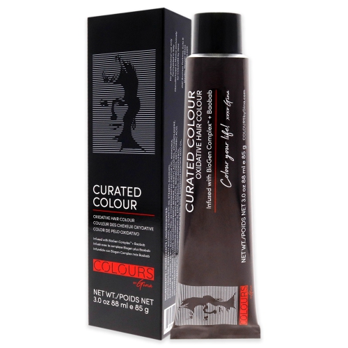 Curated Color - 6.0-6N Dark Natural Blonde par Colors By Gina pour Unisexe - 3 oz Hair Color