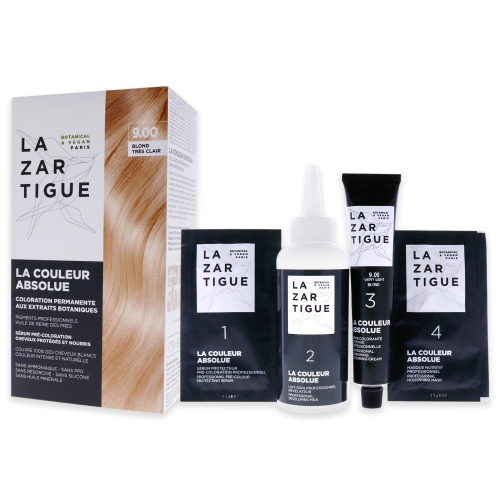 La Couleur Absolue Coloration Permanente - 9.00 Blond Très Clair par Lazartigue pour Unisexe - 1 Application Coloration