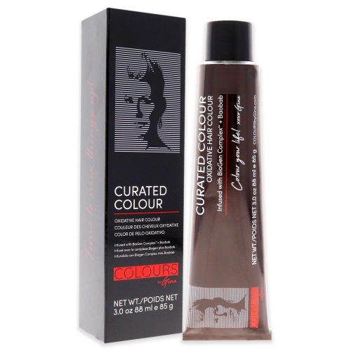 Curated Color - Acajou Doré Clair 5.35-5GM par Colors By Gina pour Unisexe - 3 oz Hair Color