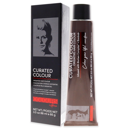 Curated Color - Acajou Doré Clair 5.35-5GM par Colors By Gina pour Unisexe - 3 oz Hair Color