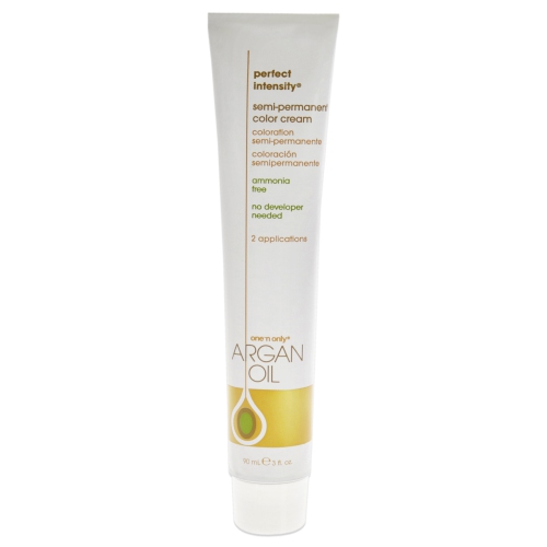 Crème de couleur semi-permanente à l'huile d'argan Perfect Intensity - Pastel Bubblegum par One n Only pour unisexe - 3 oz de couleur de cheveux